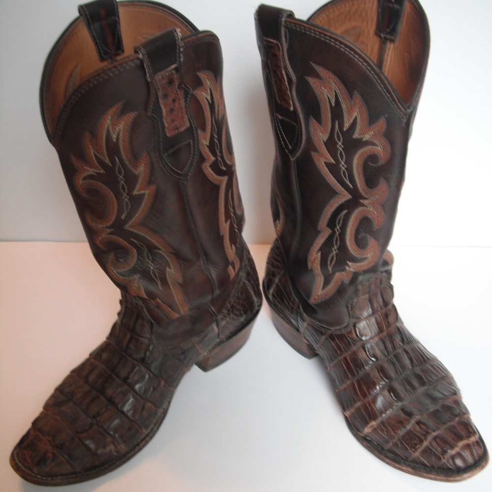 Alligator boots